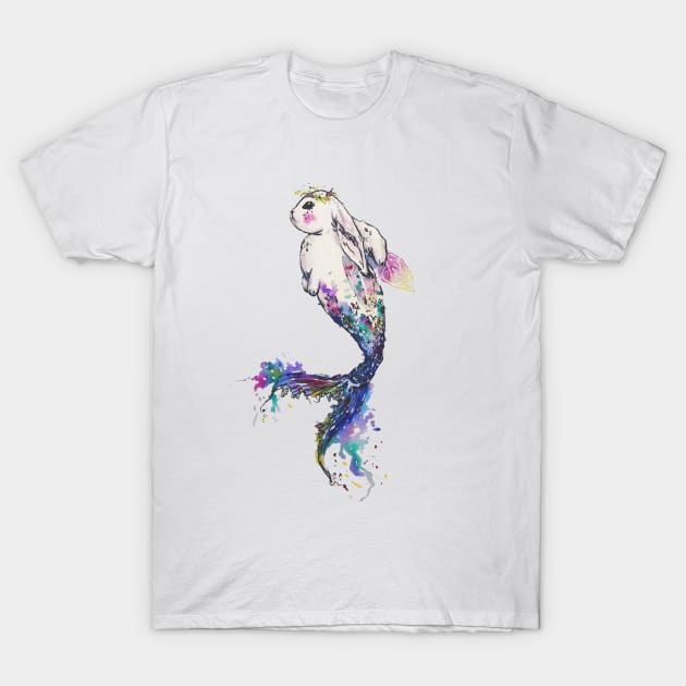 Fairy Mermaid Bunny T-Shirt by aquabun